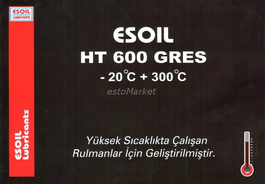 Esoil HT600 Yüksek Sıcaklığa Dayanıklı Damlamayan Gres 1 Kg